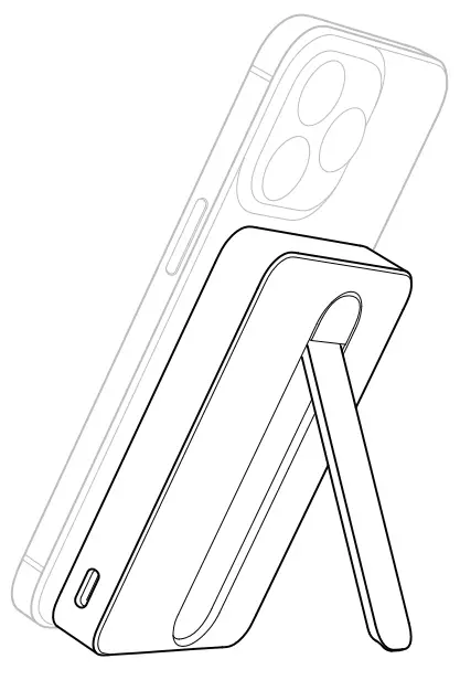 ESR B09WLQYVPT mini KickStand Wireless Power Bank 5