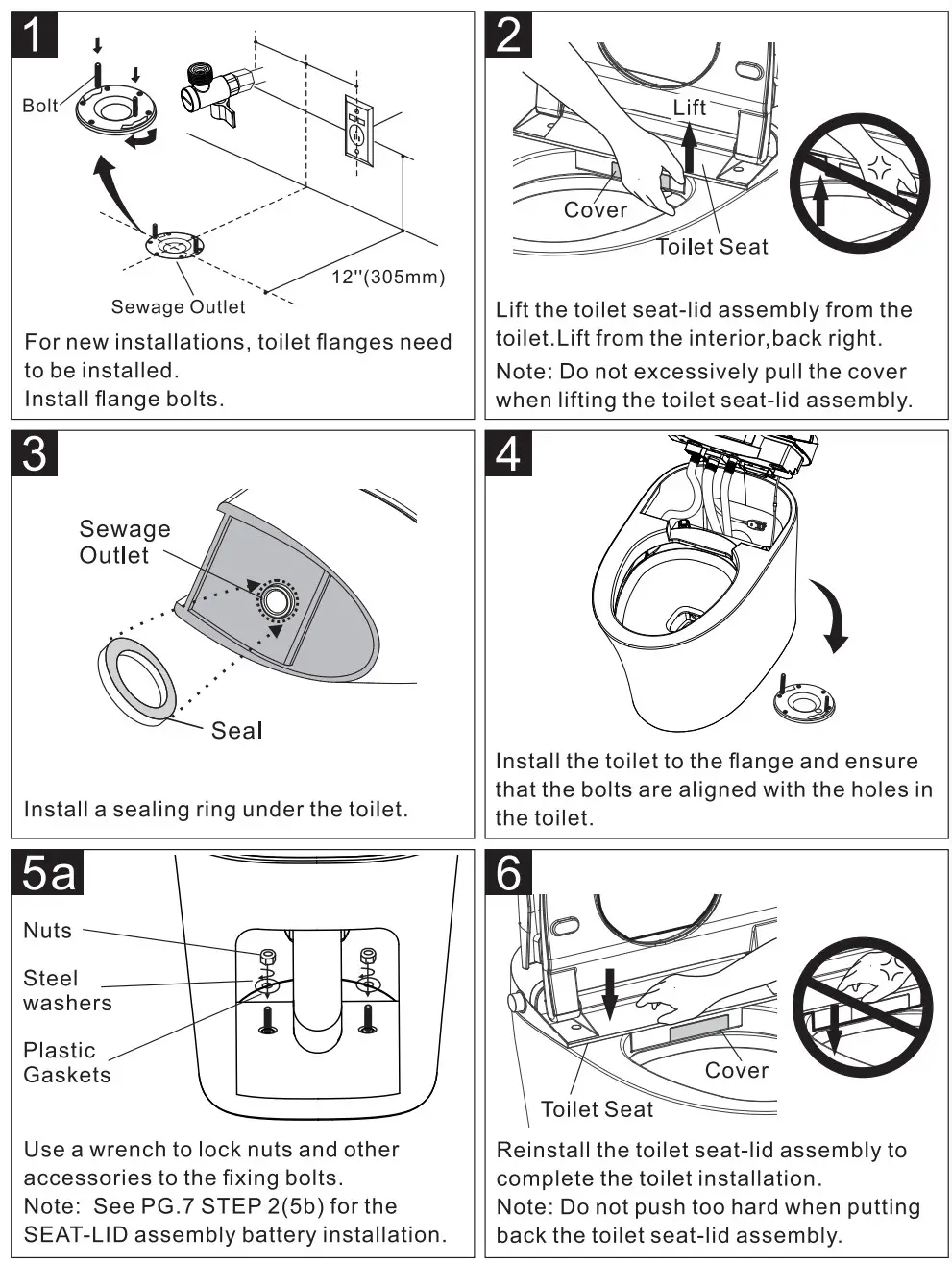 ANZZI TL-STSF851WH ENVO Aura Elongated Smart Bidet Toilet - fig5