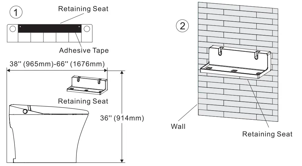 ANZZI TL-STSF851WH ENVO Aura Elongated Smart Bidet Toilet - fig7