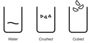 FIG 2 Water and Ice Dispenser Controls