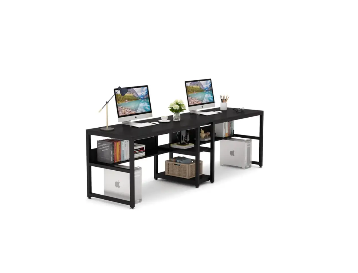 Tribesigns Hoga-ny001 Double Computer Desk Instruction Manual