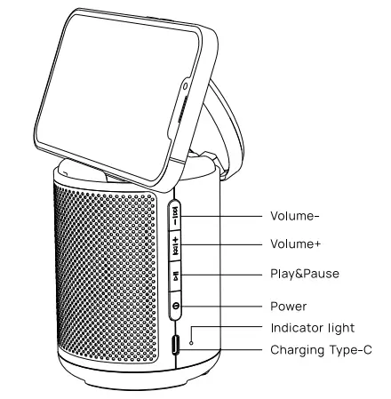 JSAUX-SP0209 -Portable-Wireless-Speaker-FIG-
