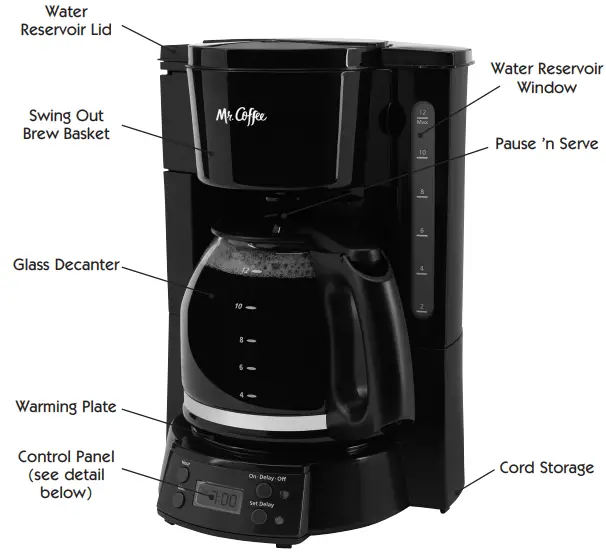 Mr-Coffee-BVMC-EVX23-RB-12-Cup-Programmable-Coffee-Maker-fig-1