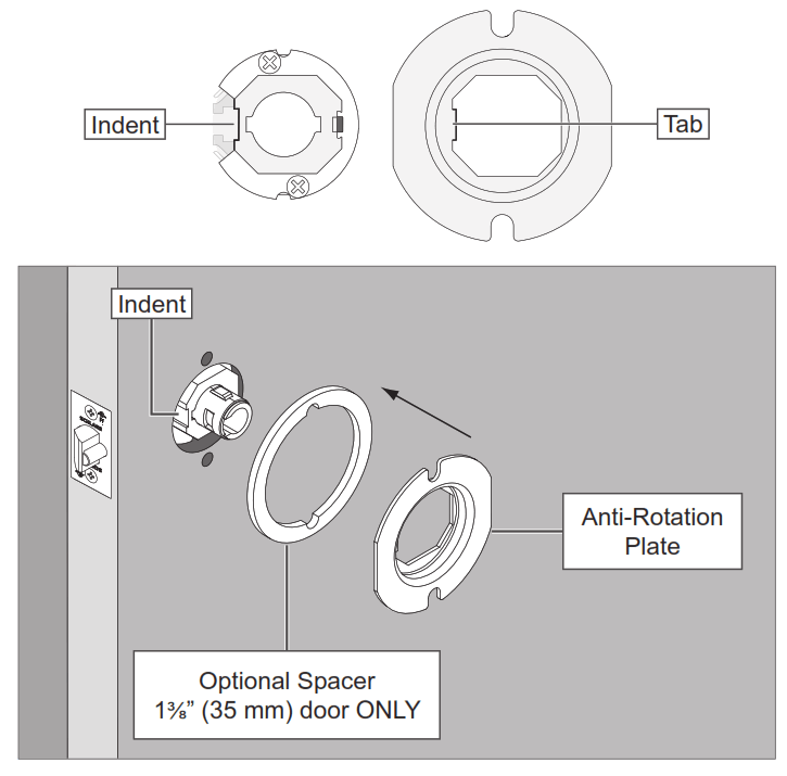 Schlage ND25 Heavy-Duty Exit Lever Lock - 11