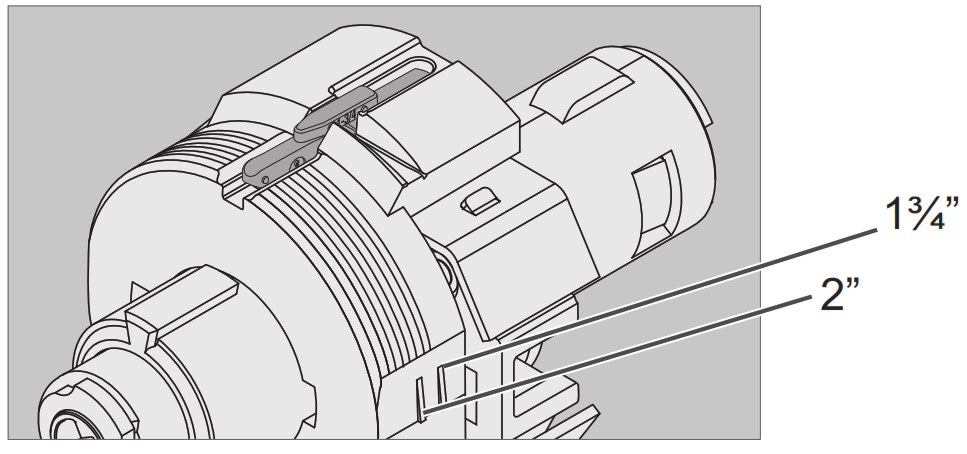 Schlage ND25 Heavy-Duty Exit Lever Lock - 4