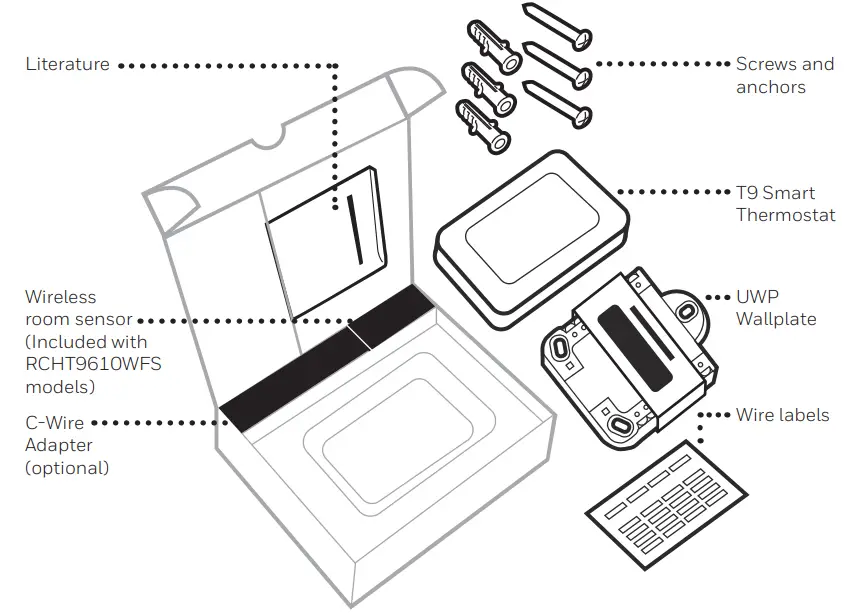 Honeywell Home RCHT9510WFW2001 -Read before