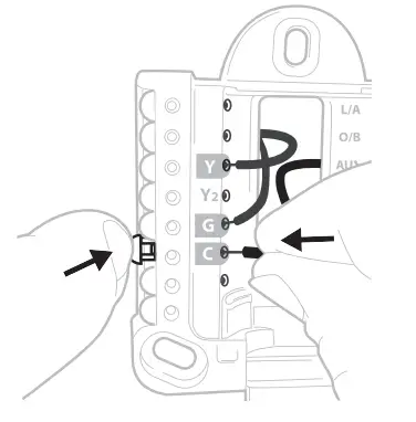 Honeywell Home RCHT9510WFW2001 -of the wall plate