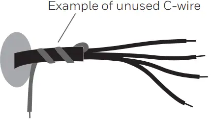 Honeywell Home RCHT9510WFW2001 -unused wire