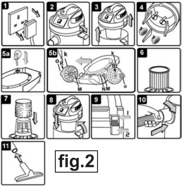 SEALEY PC300SD V3 Industrial 30 LTR Vacuum Cleaner - fig 1