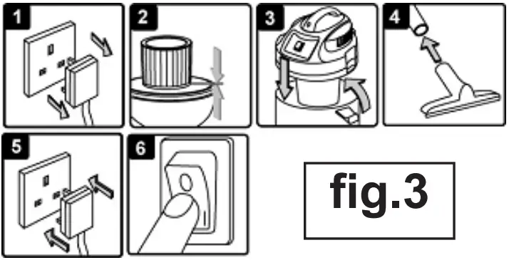 SEALEY PC300SD V3 Industrial 30 LTR Vacuum Cleaner - fig 2