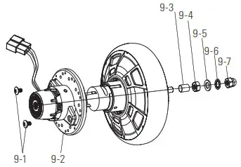 Razor E90 Electric Hub Motor Scooter - REPAIR AND MAINTENANCE 5
