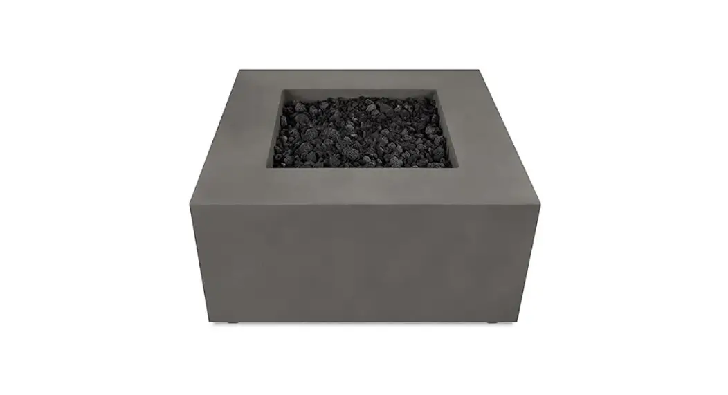 Jensen Co 141ng Estes Casual Square Fire Table Owner's Manual