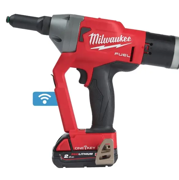 Milwaukee-M18ONEFPRT-18V-2-x -0Ah Li-Ion-RedLithium-Brushless-Cordless-Rivet-Gun-product-image