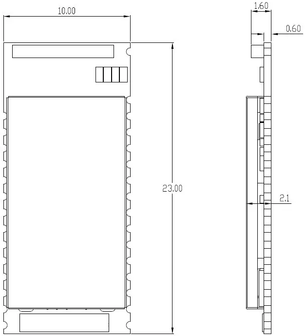 TaiDoc D 9050A Medical Device - Dimension 1