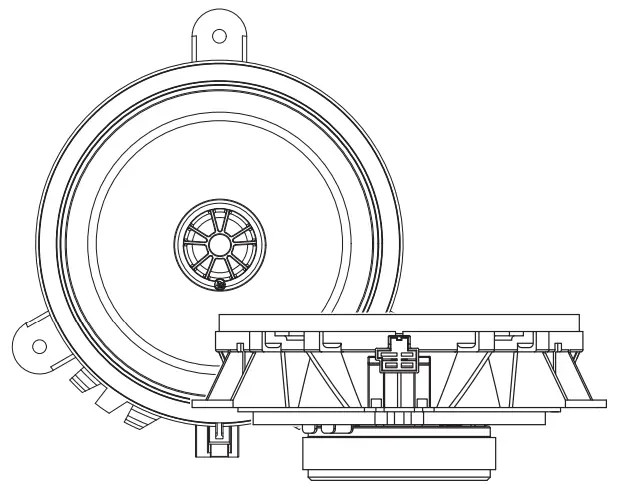 DLS Cruise CRPP VO1 6CX Adapted Coaxial Speaker for Volvo - fig