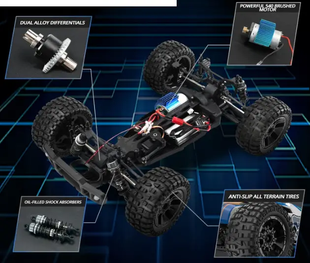 Holyton-9205E-1.10-Large-High-Speed-Remote-Control-Car-fig-2