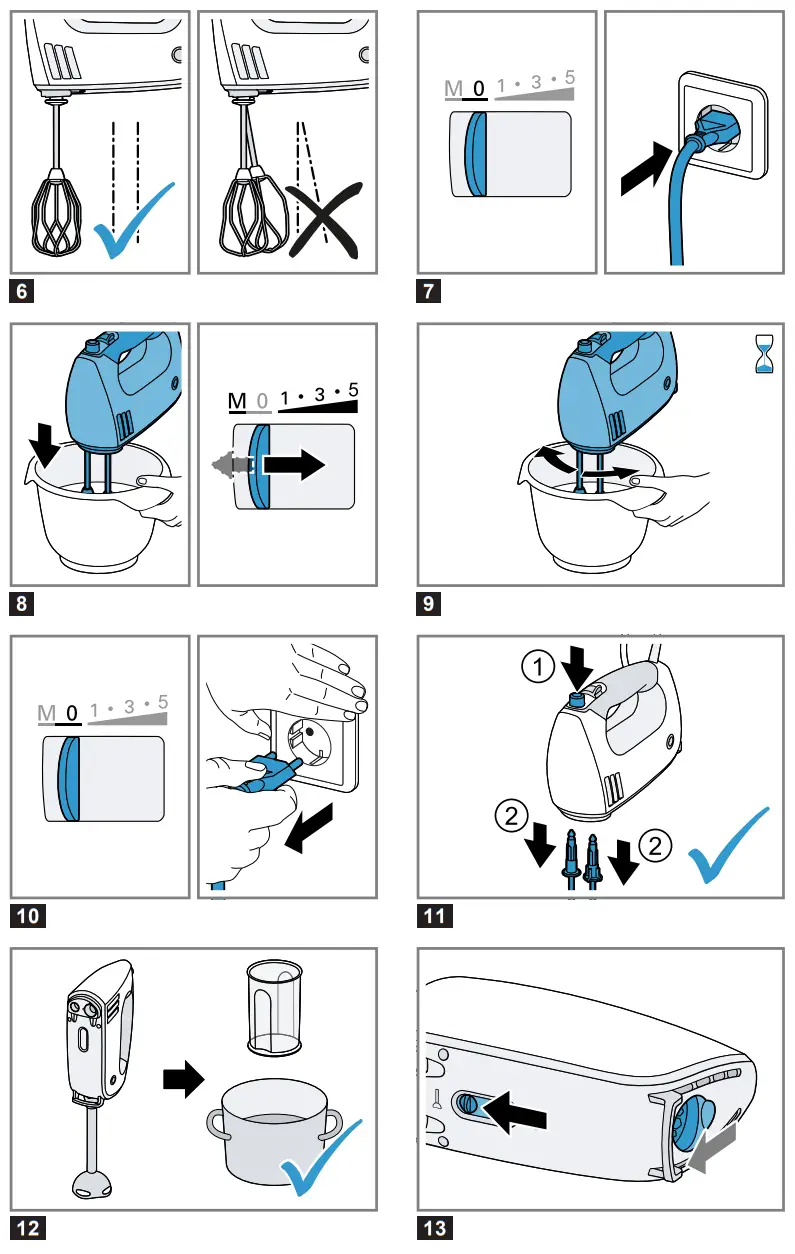 BOSCH MFQ364 ErgoMixx Hand Mixer-fig1