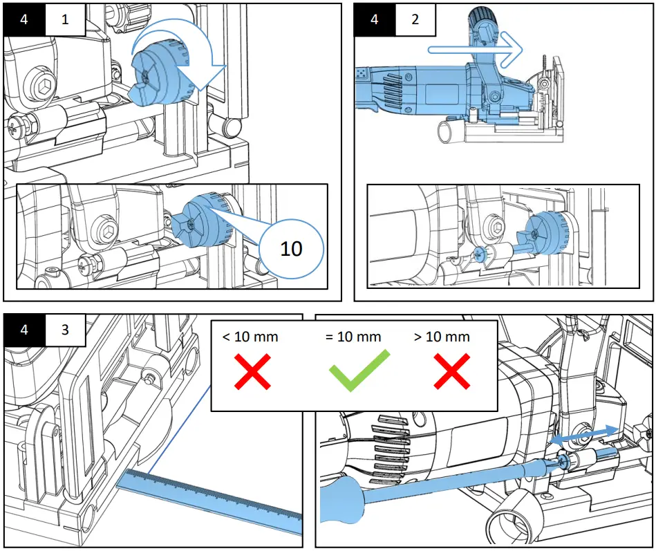 Westfalia 972915 Biscuit Jointer WFF760 - Figure 2