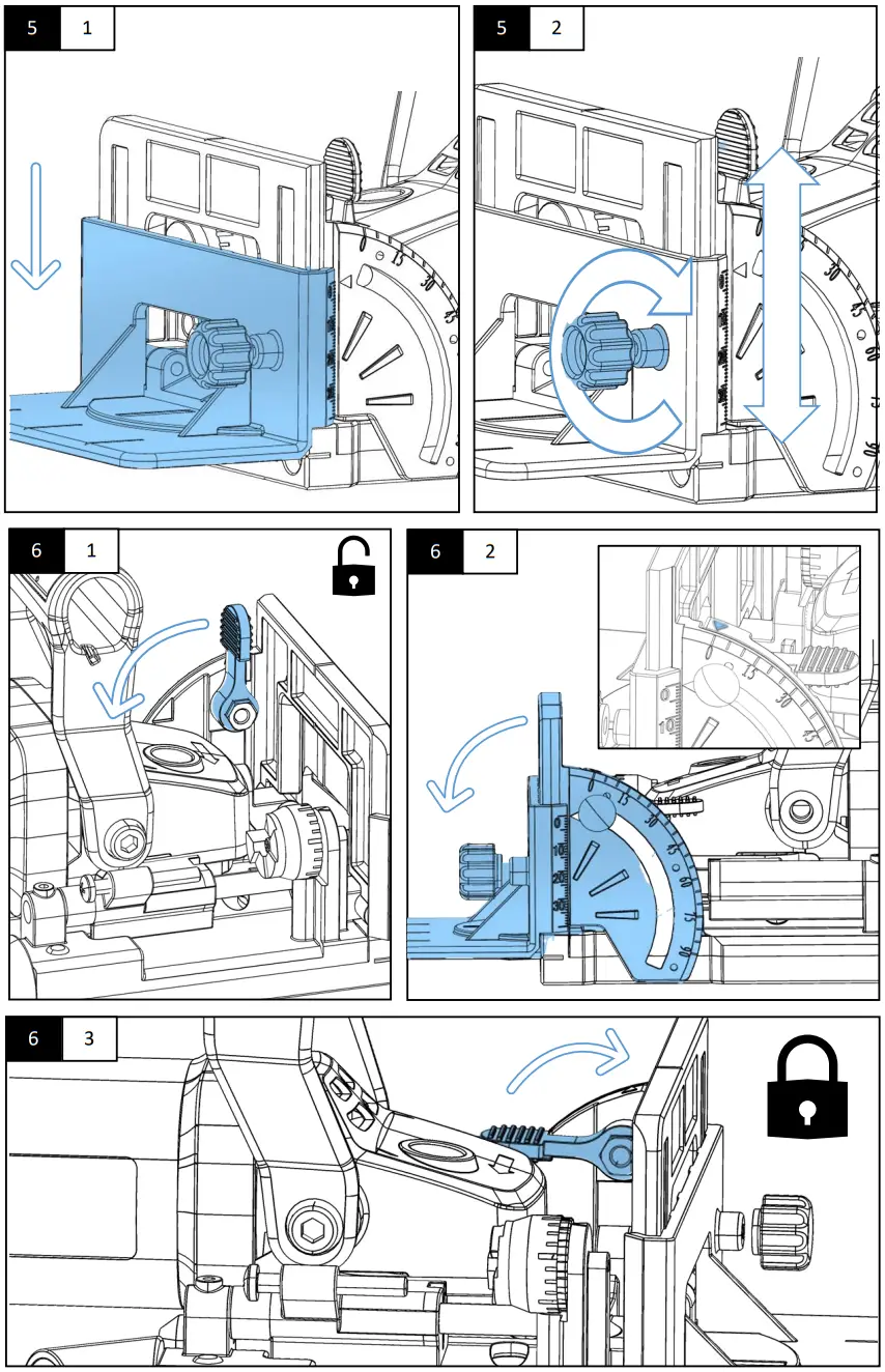 Westfalia 972915 Biscuit Jointer WFF760 - Figure 3