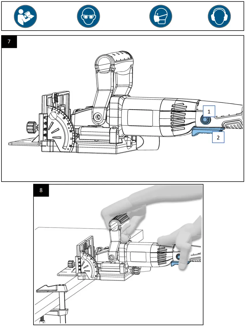 Westfalia 972915 Biscuit Jointer WFF760 - Figure 4