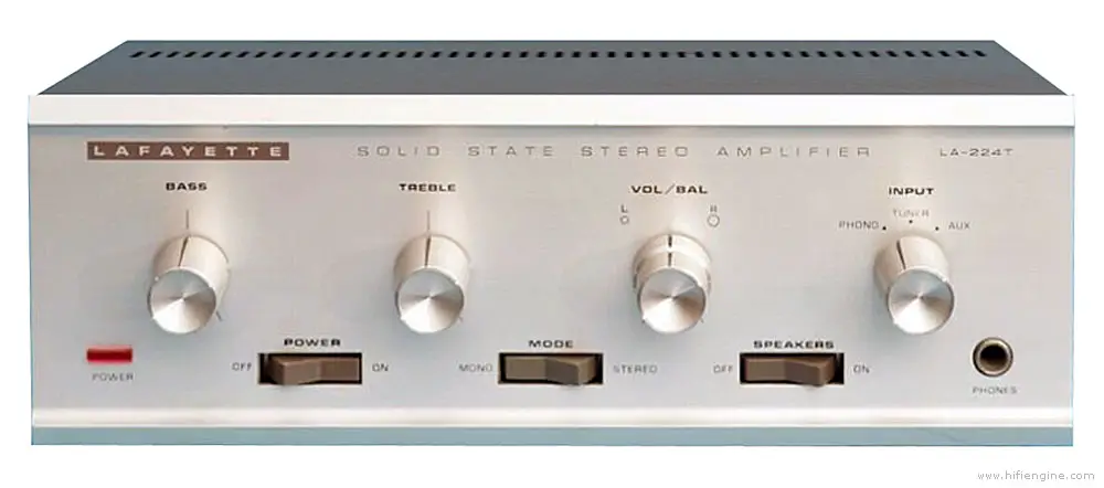 LAFAYETTE LA-224T 30W Solid State Stereo Amplifier-fig1