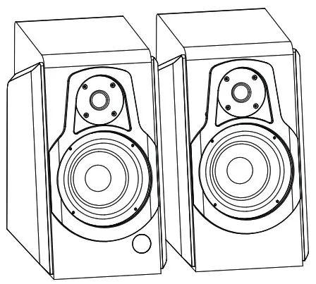 amazon B07WBRKS8Q 80W Bookshelf Speakers with Active - Cover