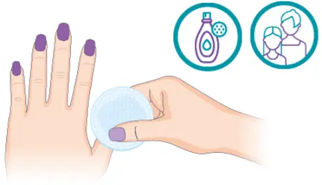 make It real 2306 Glitter Girls Nail Party - Remove the nail polish