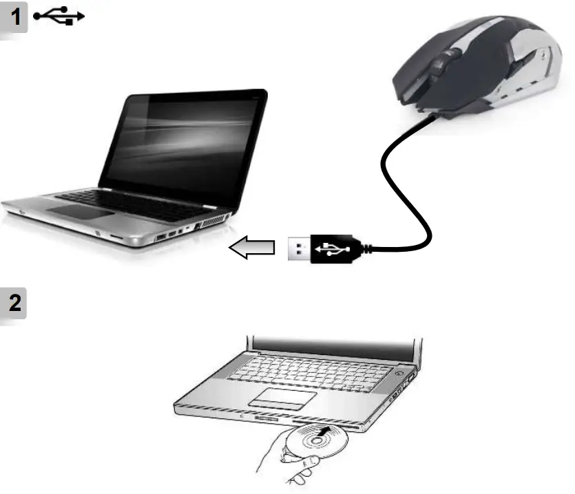 gembird MUSG 07 Programmable Gaming Mouse- PROGRAMMABLE GAMINGMOUSE