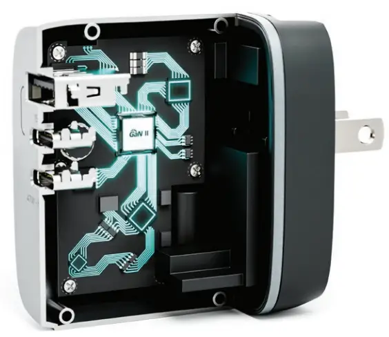 ALOGIC 67W Rapid Power 3 Port Multi Country GaN Charger - fig1