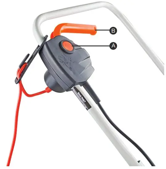 HYUNDAI HYM3200E Electric Corded Lawnmower - Cutting Height Adjustment 4