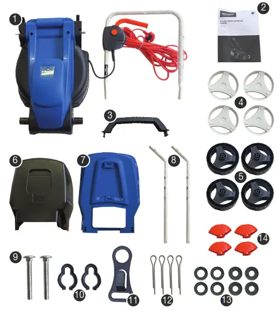 HYUNDAI HYM3200E Electric Corded Lawnmower - Unboxing