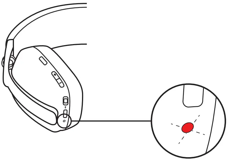 logitech Zone Vibe Wireless Headset - CHARGING