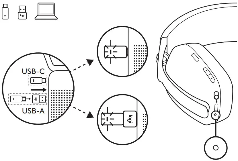 logitech Zone Vibe Wireless Headset - CONNECT YOUR HEADPHONES 1