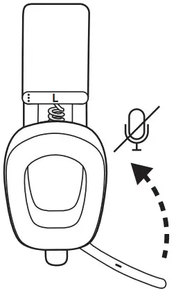 logitech Zone Vibe Wireless Headset - MUTE 2