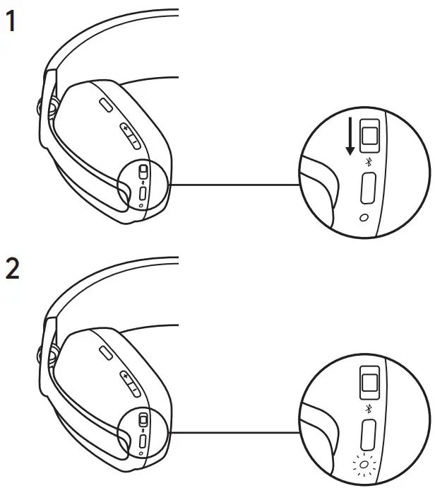 logitech Zone Vibe Wireless Headset - POWER 1