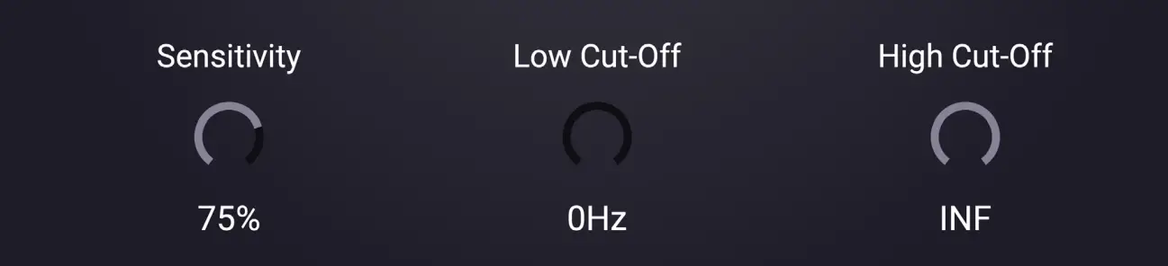 boom LIBRARY DEBIRD Bird Noise Removal Tool - Control Section