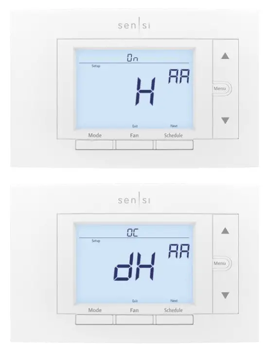 How to Set Up Humidity Control on the Sensi Thermostat