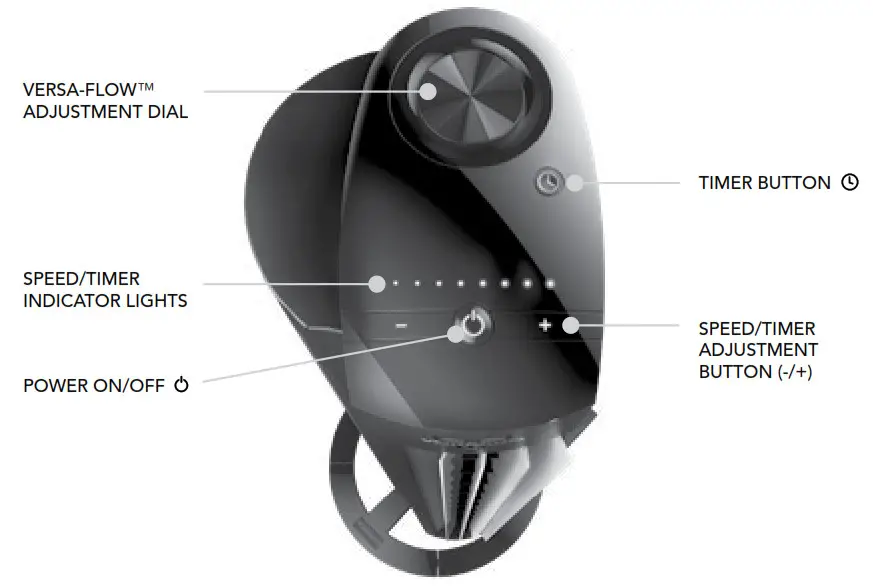 VORNADO NGT335 Whole Room Tower Circulator - CONTROLS