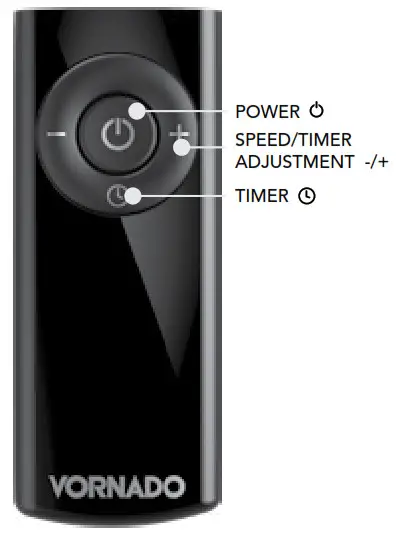 VORNADO NGT335 Whole Room Tower Circulator - REMOTE CONTROL