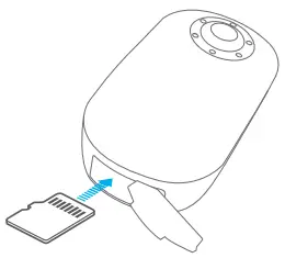 AKASO 4K30FPS Keychain Camera - INSERTING