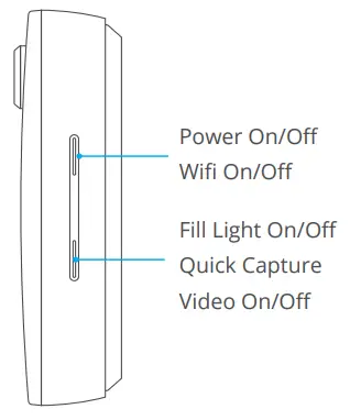 AKASO 4K30FPS Keychain Camera - STANDALONE