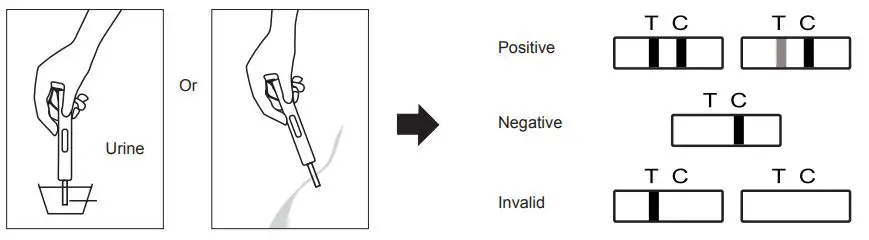 GIMA Ultra HCG Pregnancy Rapid Test Midstream URINE User Manual - How To Use