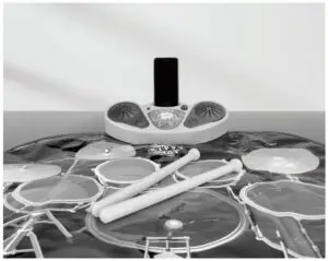 Sharper Image Electric Drum Mat