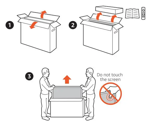 amazon Omni Series 43 Inch 4K UHD Smart Fire TV User Guide - Getting your TV out of the box