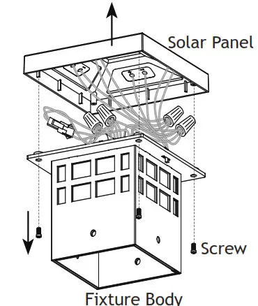 AMP Lighting ASPL-3029-B-BZ Low Voltage -Remove Solar Panel