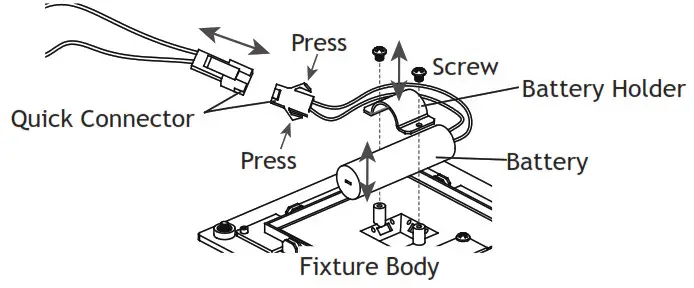 AMP Lighting ASPL-3029-B-BZ Low Voltage - Replace Battery