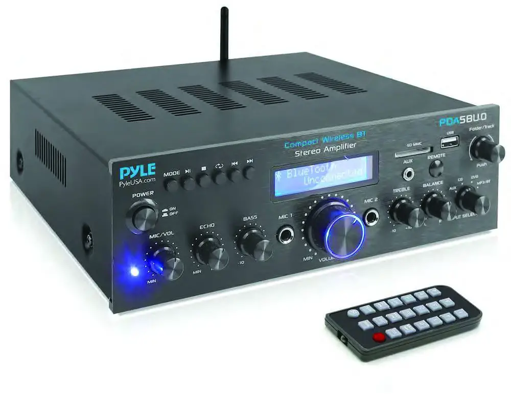 Pyle Wireless BT Stereo Amplifier - Wireless