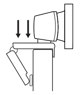 WyreStorm FOCUS 100 4K UHD and 1080p HD Ultra Wide Angle USB Webcam- FOR PLACEMENT ON A MONITOR