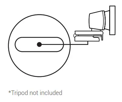 WyreStorm FOCUS 100 4K UHD and 1080p HD Ultra Wide Angle USB Webcam- FOR PLACEMENT ON A TRIPOD