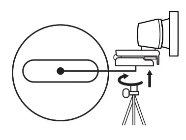 WyreStorm FOCUS 100 4K UHD and 1080p HD Ultra Wide Angle USB Webcam- tripod